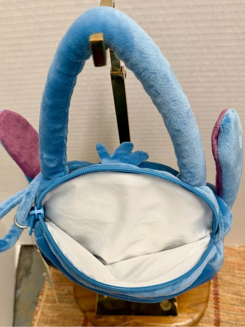Disney Stitch Shoulder bag plush purse,Head is Lilo & Stich